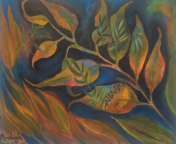 A Fantasy Of Eucalyptus Leaves Art | Amaleigh Art