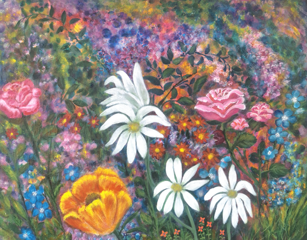 Rising Flannel Flowers Art | Amaleigh Art