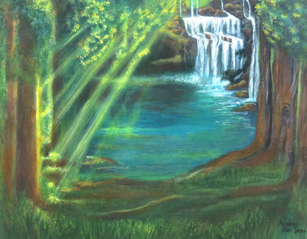 Emerald Oasis Art | Amaleigh Art