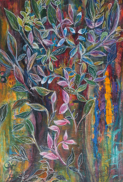 Colourful Foilage Art | Amaleigh Art