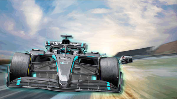 Merc  Art Print Art | F1 on the Wall
