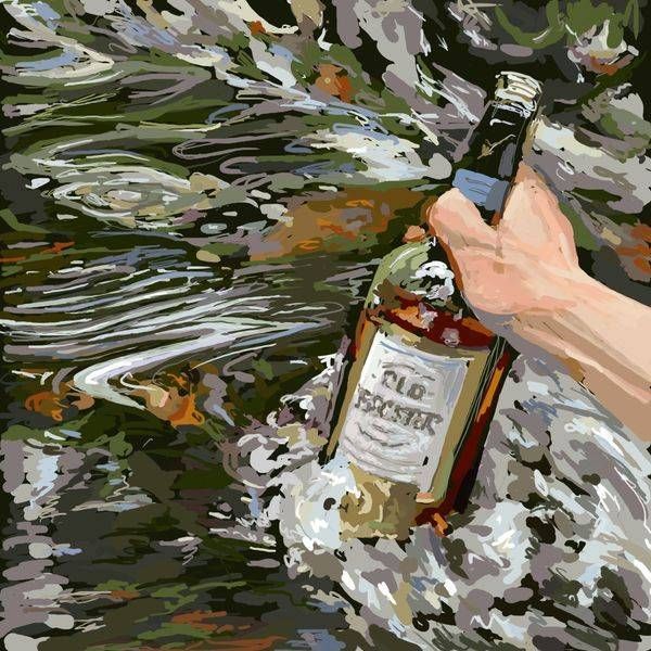 Whiskey On The  Rocks And Rapids Art | Dana Uzwiak Art