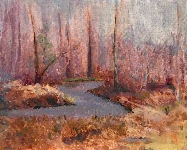 Rain On The River Art | Dana Uzwiak Art