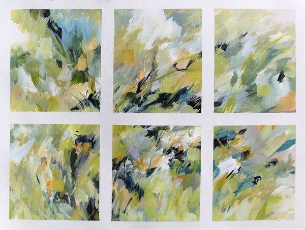 Summer Pane Art | Dana Uzwiak Art
