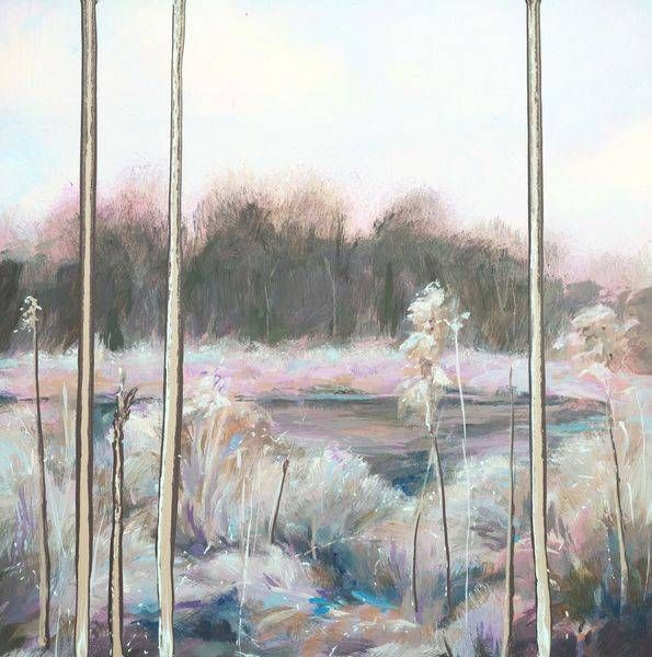 Winter In The Wetlands Print Art | Dana Uzwiak Art