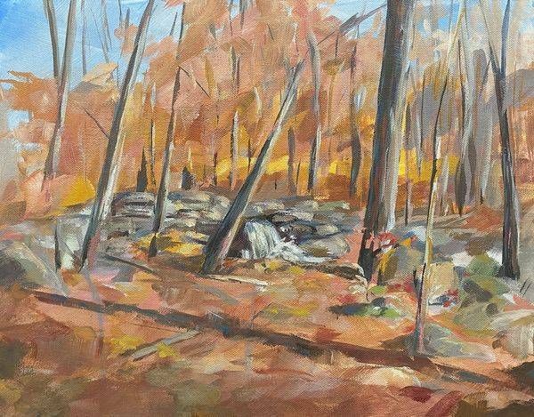 Down By The Old Mill Stream Art | Dana Uzwiak Art