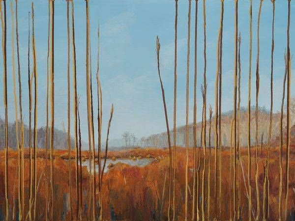 Lifting Fog Over Spring Marsh (Print Edit 2022) Art | Dana Uzwiak Art