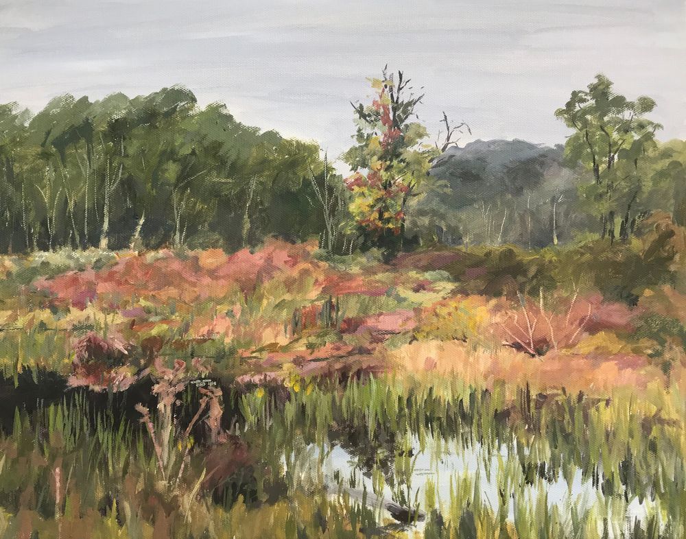 September Wetland Morning Art | Dana Uzwiak Art