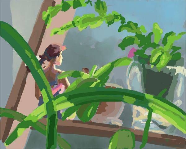 Soaking Up Sunshine Art | Dana Uzwiak Art