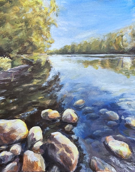 Shenandoah River Original Art Art | Dana Uzwiak Art