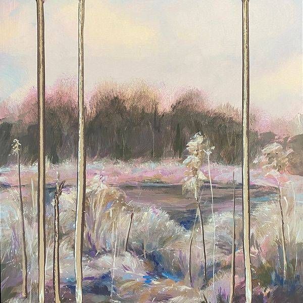 Winter In The Wetlands Art | Dana Uzwiak Art