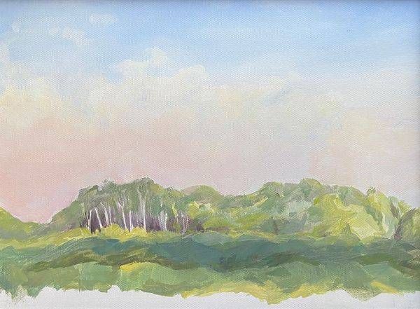 Simple Sky Study Art | Dana Uzwiak Art