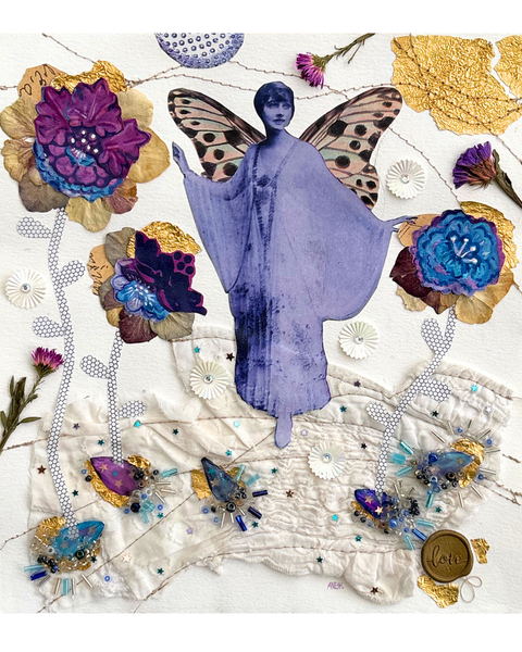 Botanical Stitch Collages: A Woman's Journey