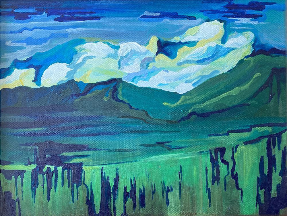 Evolving Landscape No.1 Art | Mina Vancardo