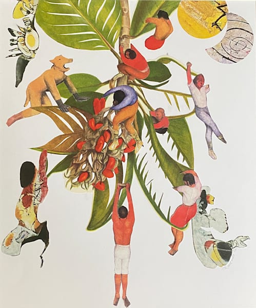 Moving Up – Mail-Art Challenge Collage