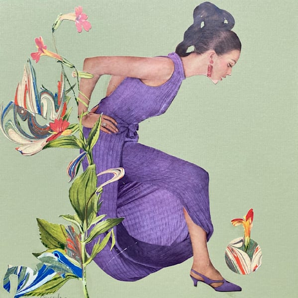 Pandora Peeking – Myth-Inspired Collage