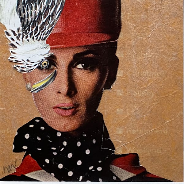 White Eggs Brown Eggs – Analogue Collage Artwork