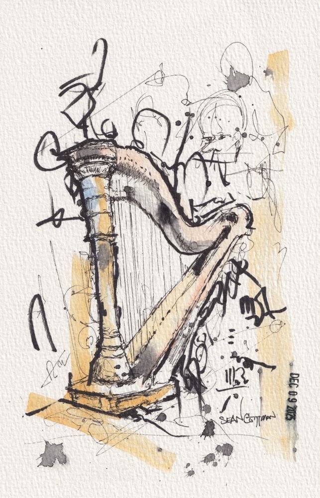 Harp Art | Sean Cottman Fine Art