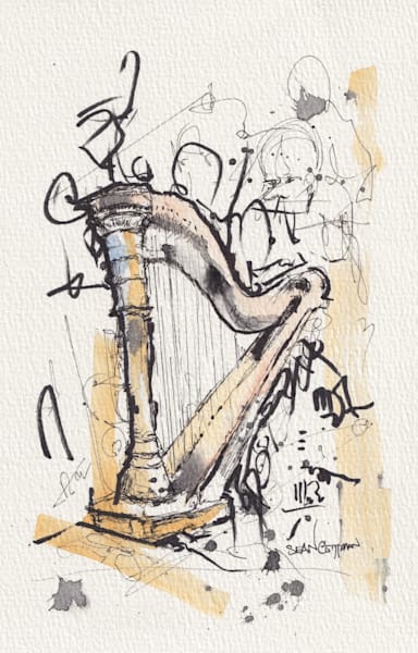 Harp Art | Sean Cottman Fine Art