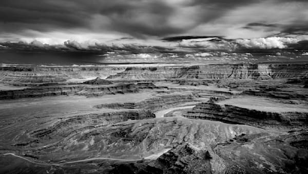 Dead Horse Point In Black And White — A Silent Meander Of River And Stone Photography Art | Harry Beugelink Photography