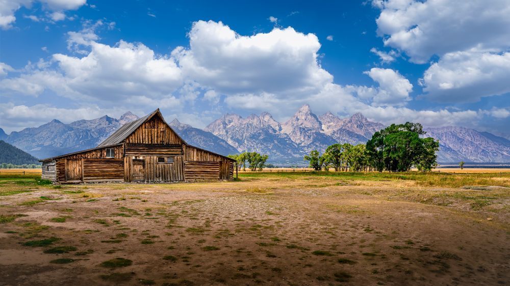Barn at Mormon Row in Grant Teton National Park, Wyoming #2