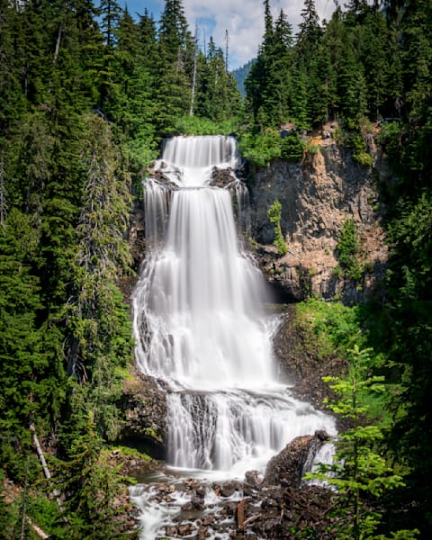 Alexander Falls in the Callaghan Valley near Whistler