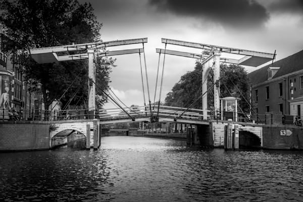 The historic Walter Susking Draw Bridge in Amsterdam
