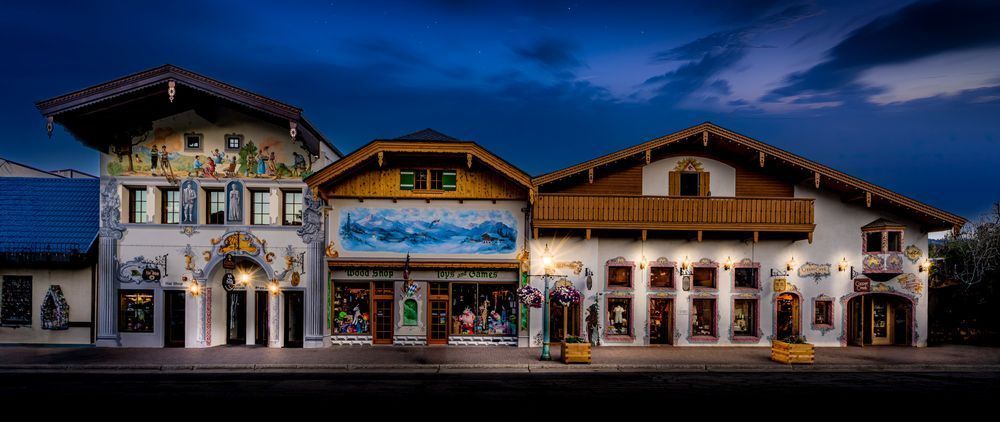 Dusk in Leavenworth, Washington