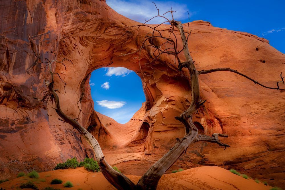 Ear of the Wind in Monument Valley