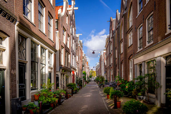 Neighborhood in the Historic Center of Amsterdam