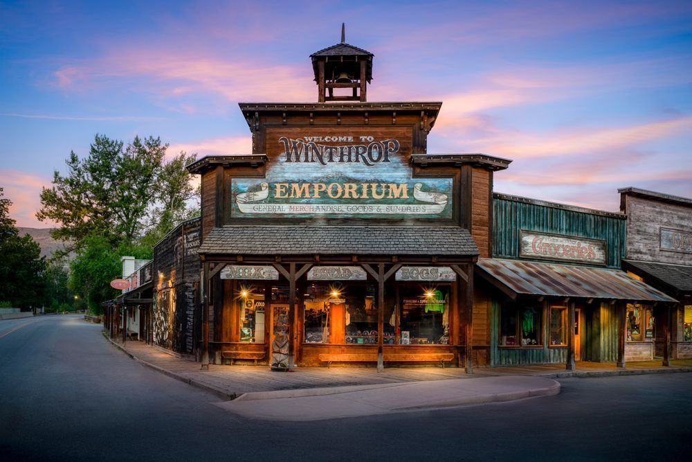Western-style Buildings in the Historic Town of Winthrop, WA - 5