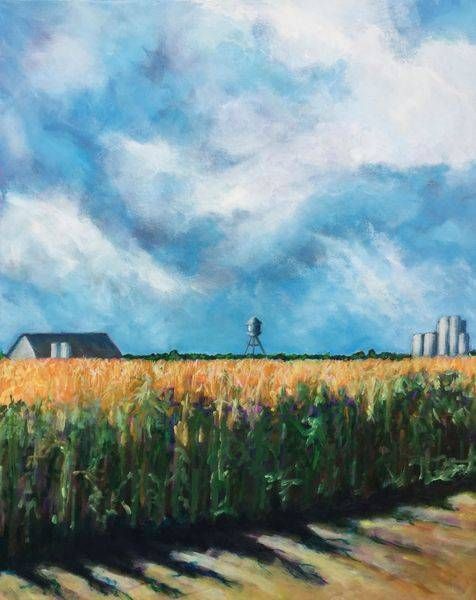 Cornfield, Yolo County Print Art | Patrick Cosgrove Art and Photography