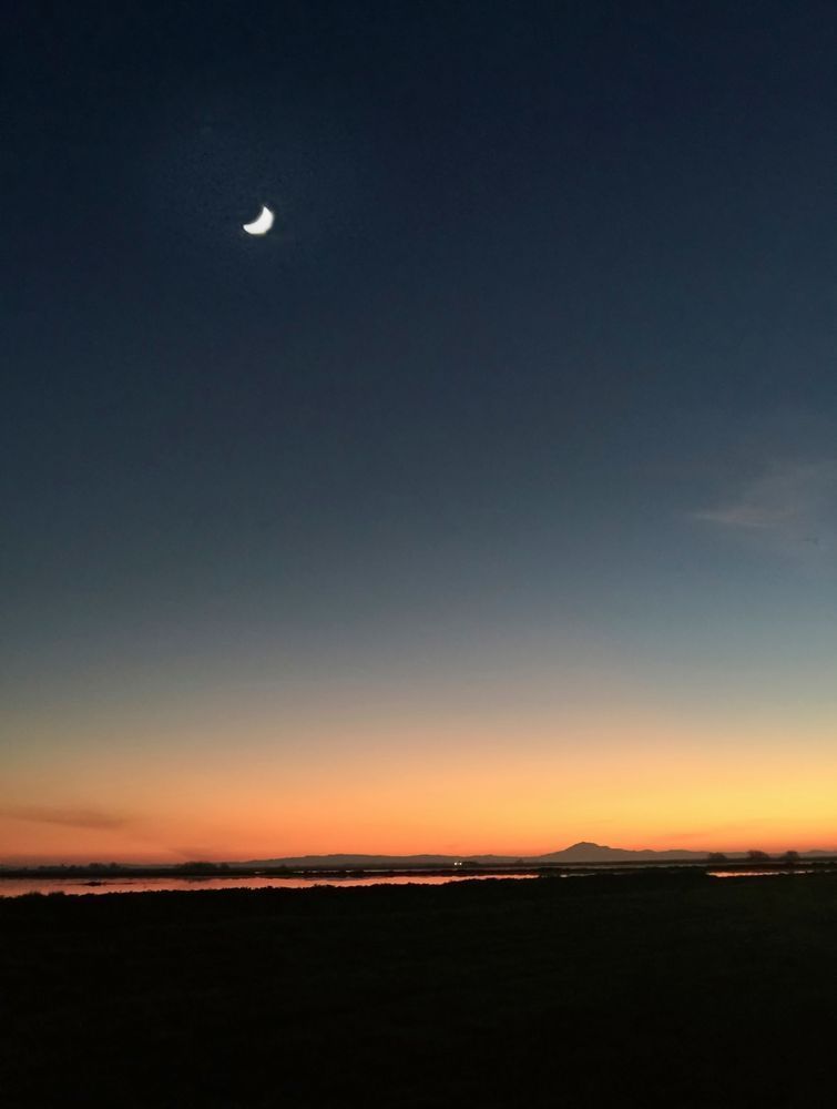 Cosumnes River Moon Art | Patrick Cosgrove Art and Photography