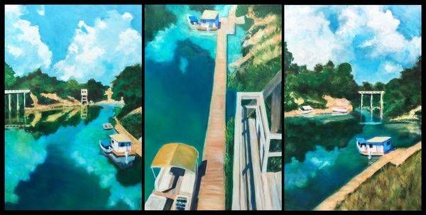 Knight's Landing Triptych Print Art | Patrick Cosgrove Art and Photography