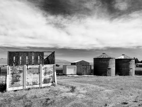 Roadside storage tanks serve a ranch in Yolo County, California.
