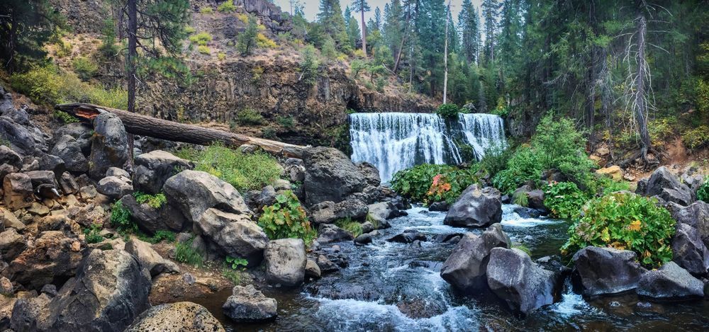 Mc Cloud River Falls Panorama Art | Patrick Cosgrove Art and Photography