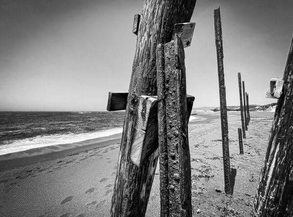 Corroded Posts, Mac Kerricher State Beach Art | Patrick Cosgrove Art and Photography