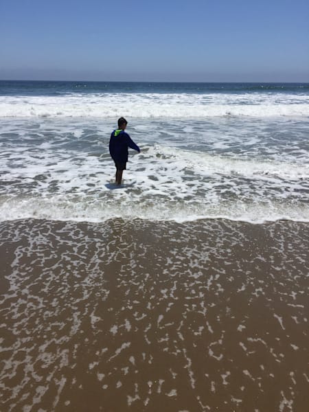 Boy In The Surf At Limantour Art | Patrick Cosgrove Art and Photography