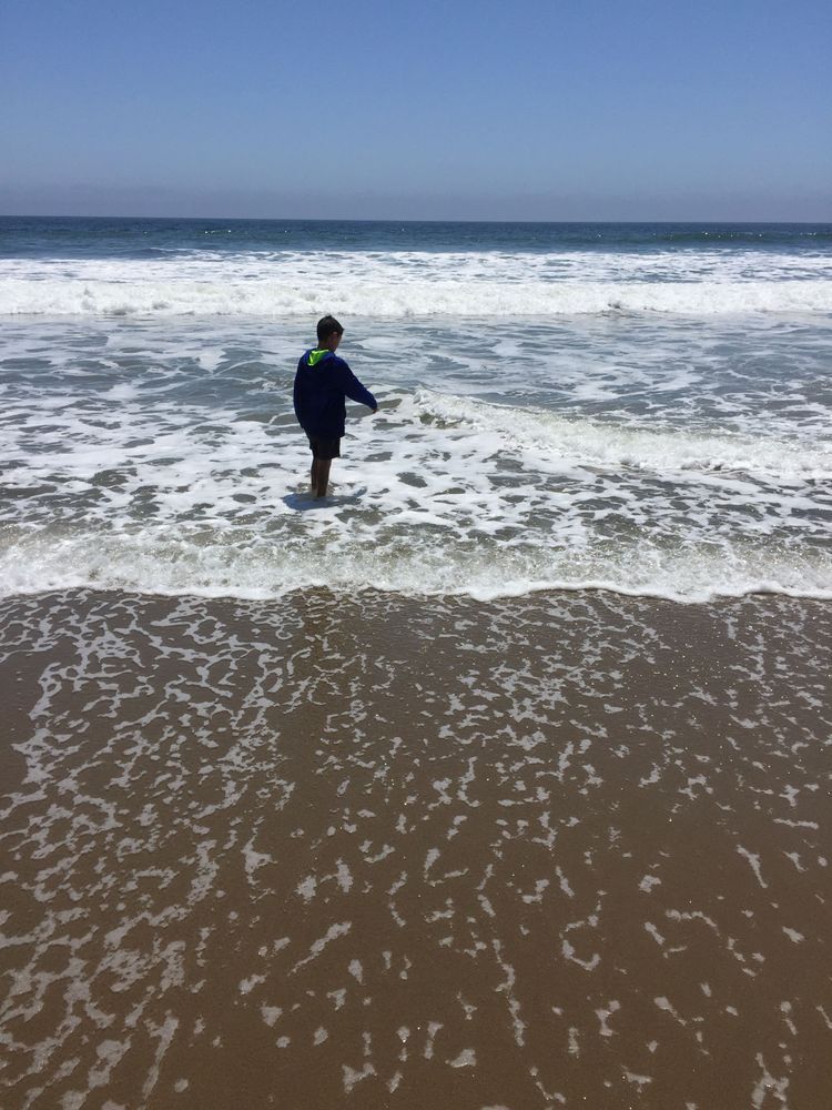 Boy In The Surf At Limantour Art | Patrick Cosgrove Art and Photography