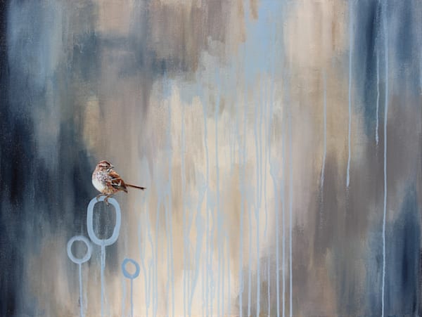 White Sparrow fine art print by Jennifer Ferris