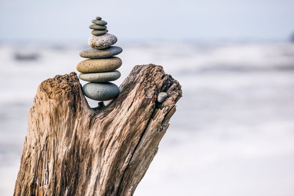 Balanced, rocks, driftwood, coast, art, photography, prints