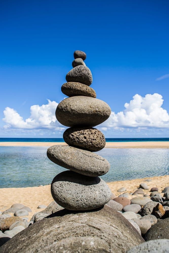 An impressive rock stack on Hanakapai Beach on the Na Pali Coast of Kauai, Hawaii