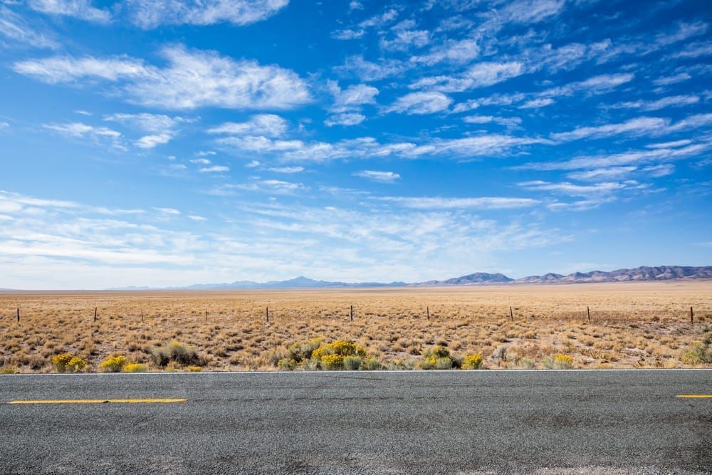Along highway 21 in Beaver County, Western Utah, USA.