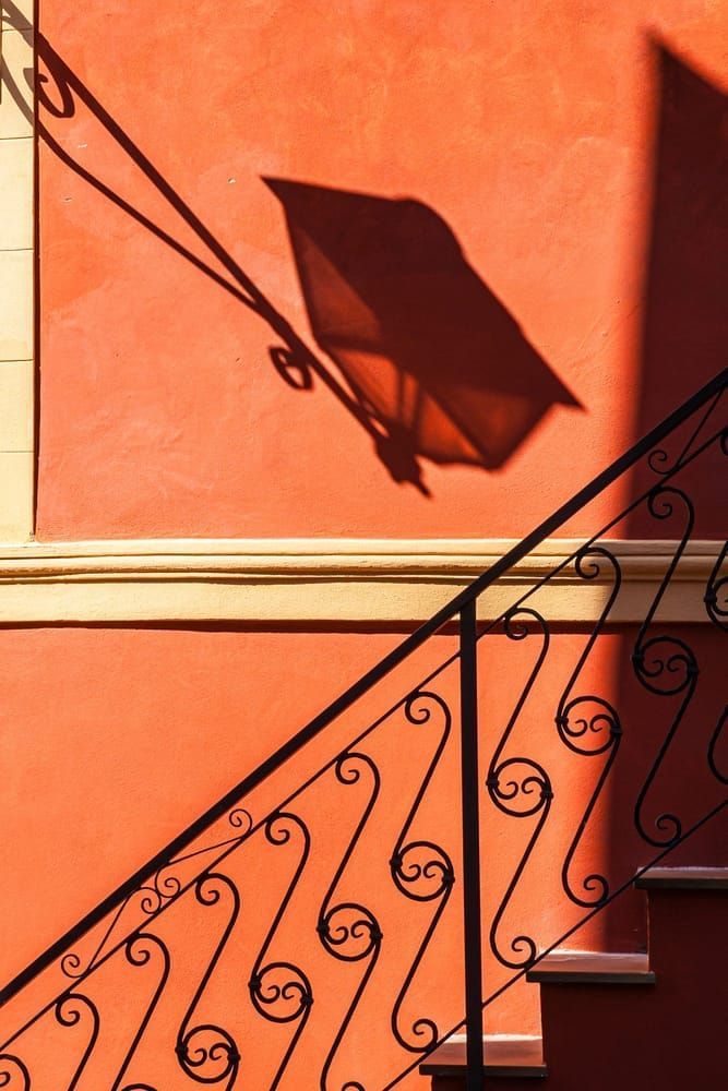 Shadows and stairs, Monterosso al Mare, Italy.