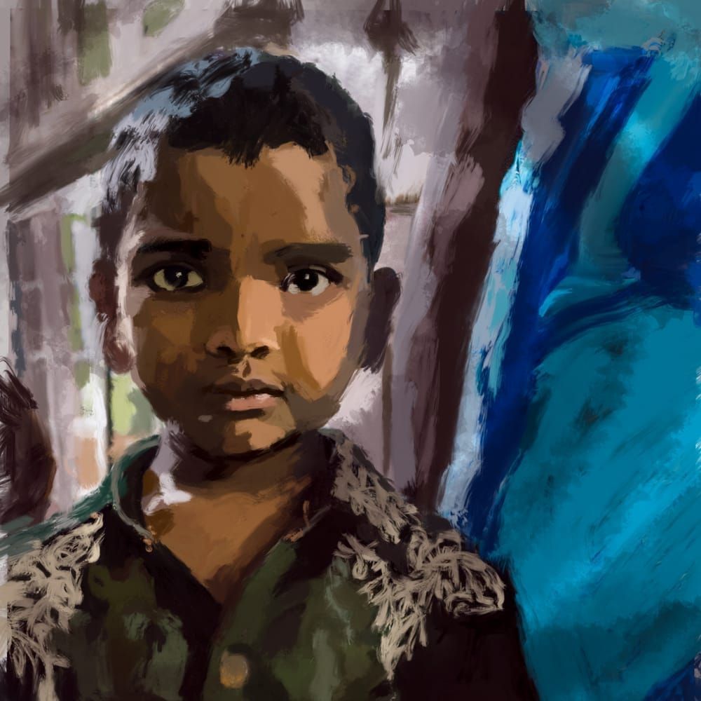 Indian Boy Pune Art | Tim McGuire Fine Art