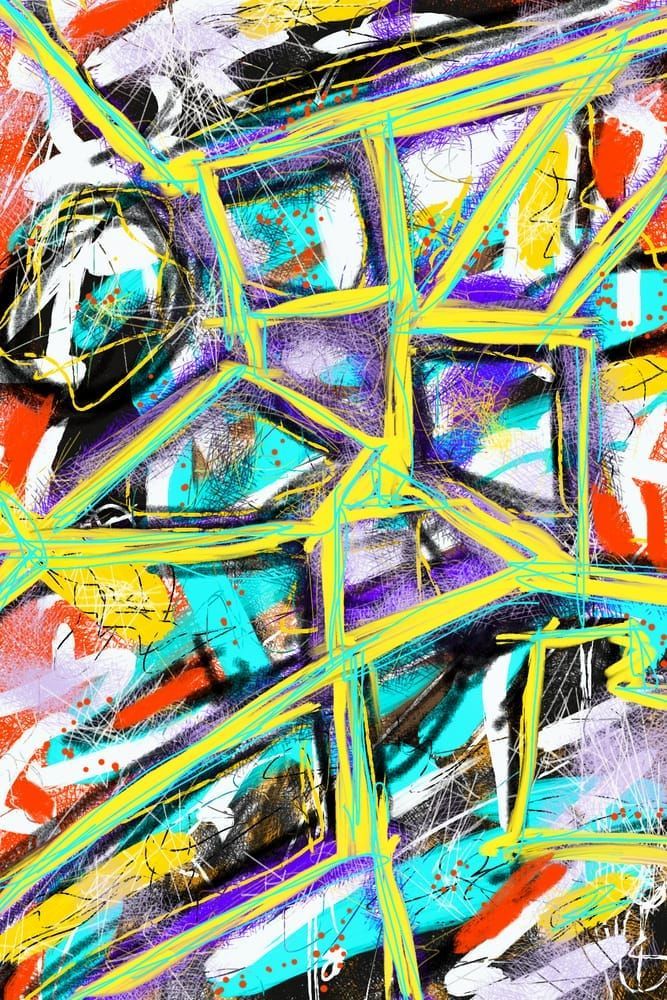 Energy Flow Abstraction (Small) Art | Tim McGuire Fine Art
