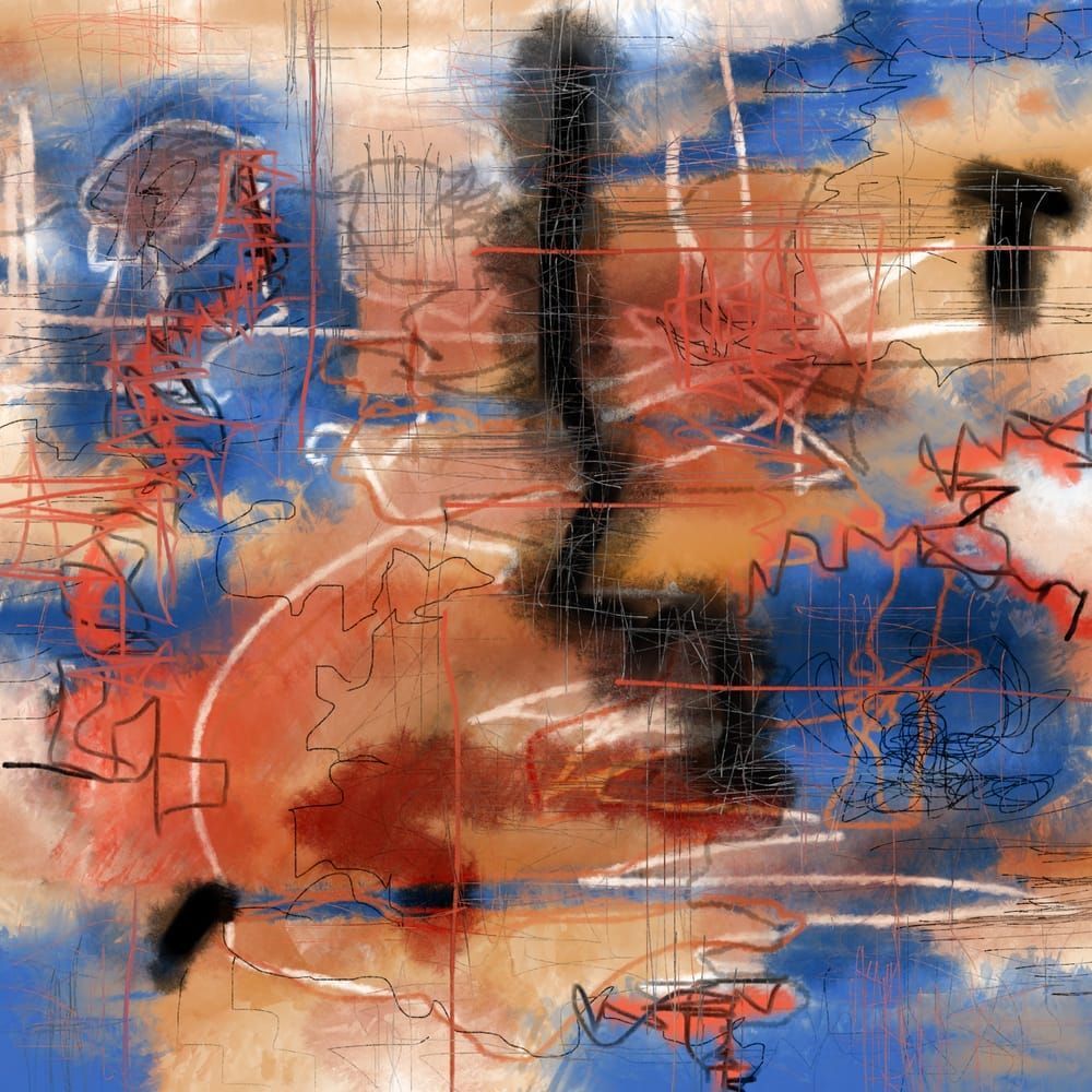 Square Abstract 001 Art | Tim McGuire Fine Art