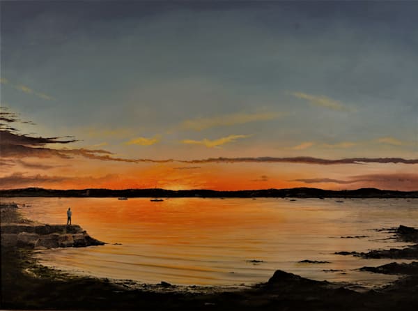 The Close Of The Day Art | bevbarnardartist