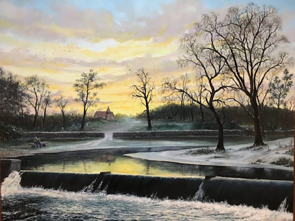 Water Over The Dam Art | bevbarnardartist
