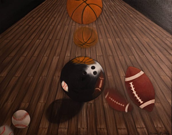 ManCave, sport, sports, football, basketball, baseball, bowling, bowling alley